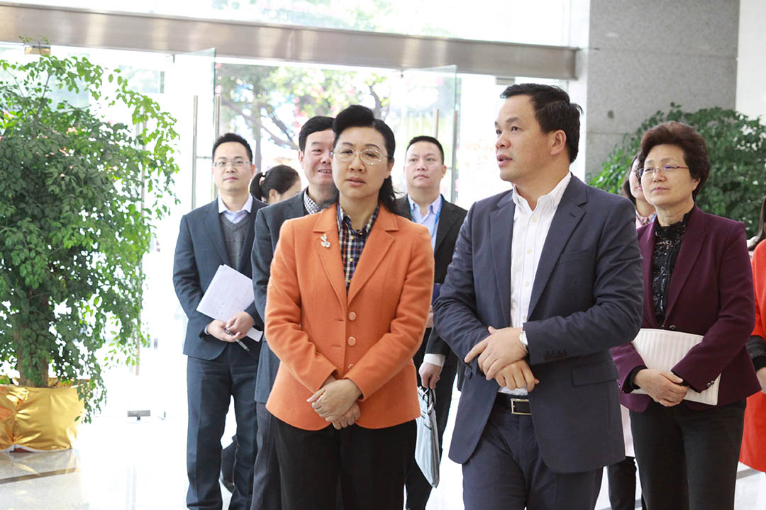 深圳市委常委、统战部部长林洁莅临朗华调研指导 - 朗华要闻 - 深圳市朗华供应链效劳有限公司
